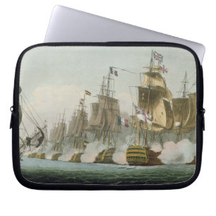 Die Schlacht von Trafalgar am 21. Oktober 1805 Laptopschutzhülle