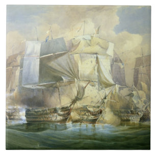 Die Schlacht von Trafalgar, der Anfang des Acti Fliese