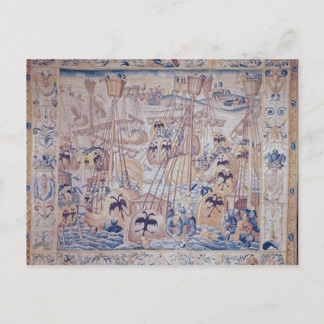 Die Schlacht von Tunis oder Lepanto Postkarte (Vorderseite)