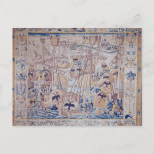 Die Schlacht von Tunis oder Lepanto Postkarte