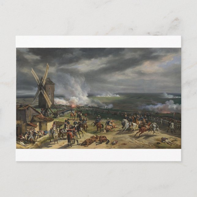 Die Schlacht von Valmy (20. September 1792) von Ho Postkarte (Vorderseite)