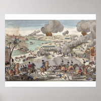 Die Schlacht von Wagram, 6. Juli 1809 (Gravieren)