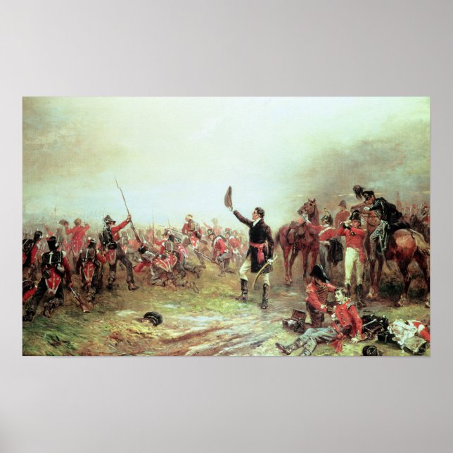Die Schlacht von Waterloo am 18. Juni 1815 2 Poster (Vorne)