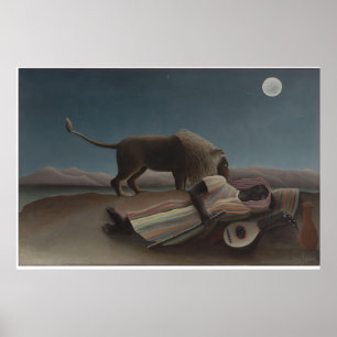 Die Schlafende Zigeunerin von Henri Rousseau Poster