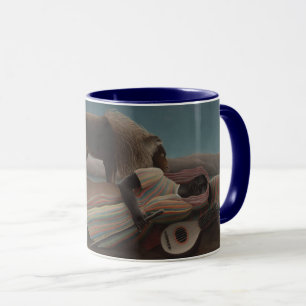 Die schlafende Zigeunerin von Henri Rousseau, Vint Tasse