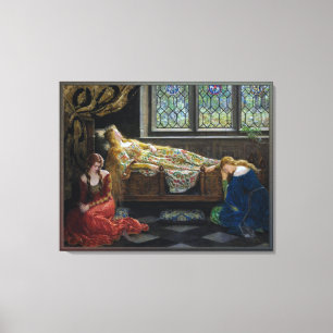 Die Schlafschönheit von John Collier Leinwanddruck
