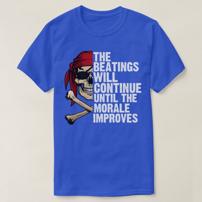 Die Schläge werden bis zur moralischen Verbesserun T-Shirt (Design vorne)