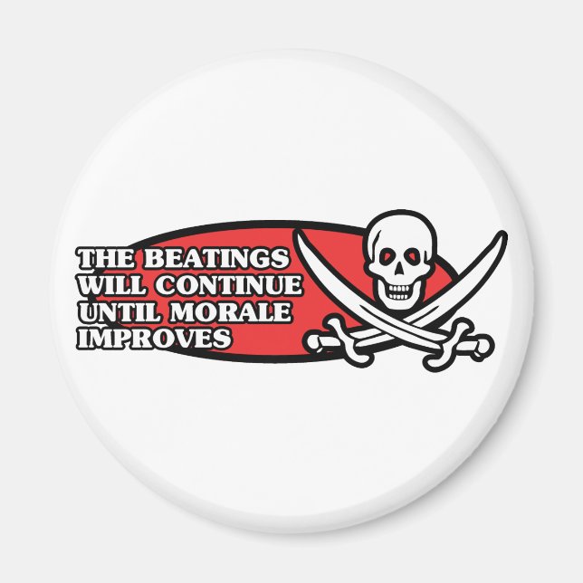 Die Schläge werden so lange weitergehen, bis sich  Magnet (Vorne)