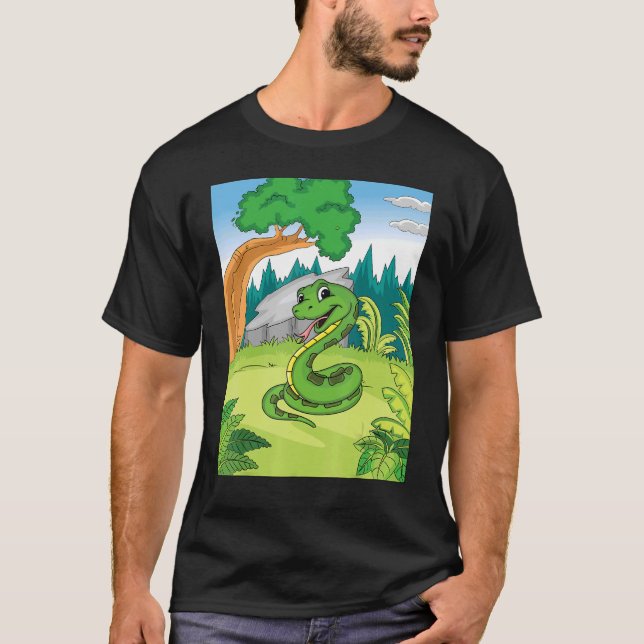 Die Schlange ist aufgekocht und bereit, die Beute  T-Shirt (Vorderseite)