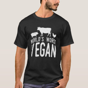 Die schlimmste vegane Kohlengrill-Steak-Küche der T-Shirt