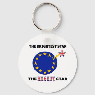 Die Schlüsselkette der britischen Brexit-Star-Flag Schlüsselanhänger