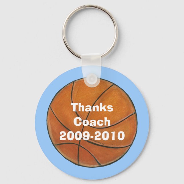 Die Schlüsselkette des Basketballtrainers Schlüsselanhänger (Vorderseite)