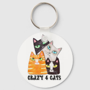 Die Schlüsselkette des Katzen-Liebhabers Schlüsselanhänger