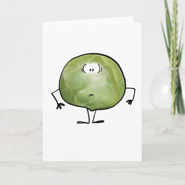 DIE SCHMELLE SPROUT FEIERTAGSKARTE (Vorderseite)