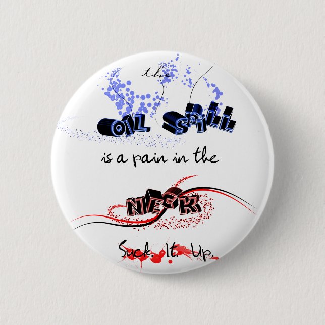 Die Schmerz im Hals, sind zum Kotzen ihn herauf Button (Vorderseite)