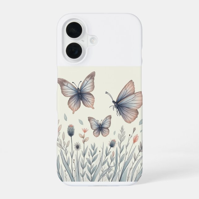Die Schmetterling iPhone 16 Hüllen Hülle (Rückseite)