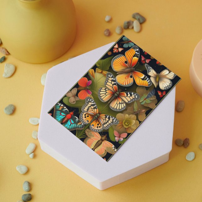 Die Schmetterlinge | Modernes Haeckel Gruß Karte (Von Creator hochgeladen)