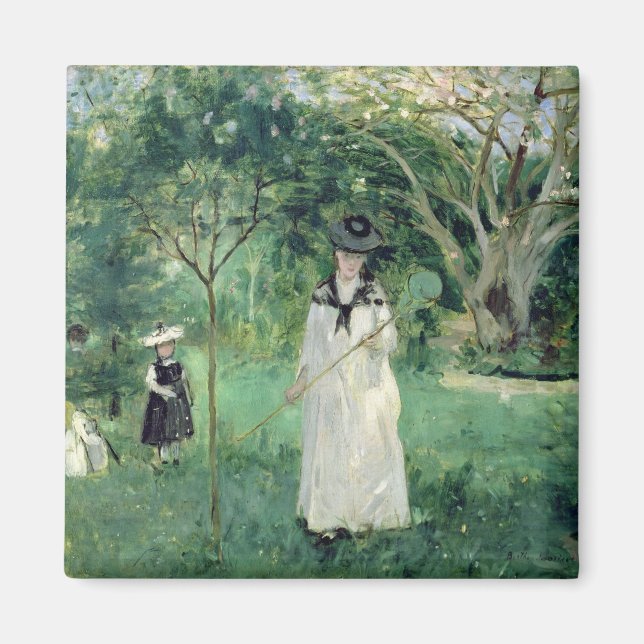 Die Schmetterlingsjagd, 1874 Magnet (Vorne)