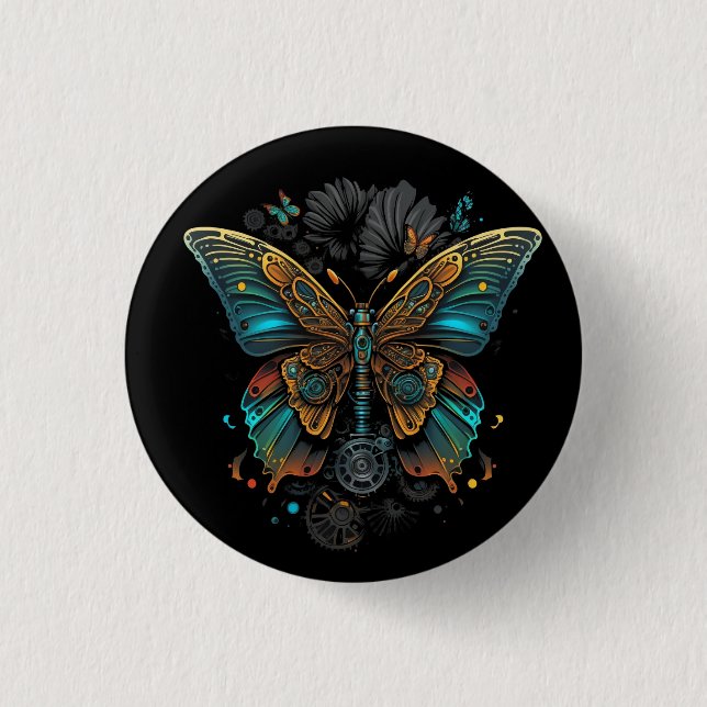 die Schmetterlingskonstruktion Button (Vorderseite)
