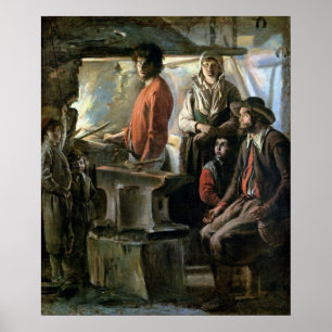 Die Schmiede, 1640 Poster
