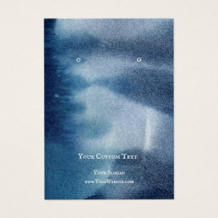 Die Schmuckausweiskarte Earring, Blue Sea Artwork