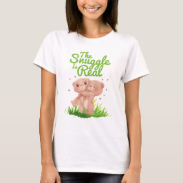Die Schnecke ist ein echter Niedlicher Bärenhaufen T-Shirt