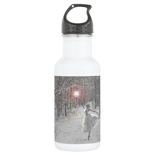 Die Schnee-Königin Edelstahlflasche (Vorderseite)