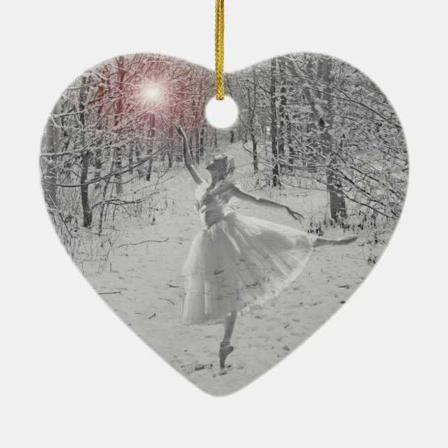 Die Schnee-Königin Keramik Ornament (Hinten)