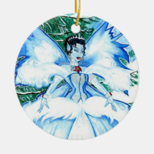 Die Schnee-Königin-Verzierung Keramik Ornament