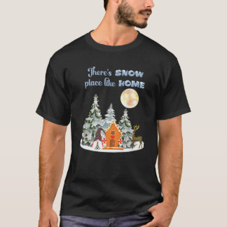 Die Schneeanlage ähnelt der Zuhause Gnome Wintry D T-Shirt