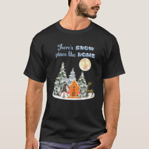 Die Schneeanlage ähnelt der Zuhause Gnome Wintry T-Shirt