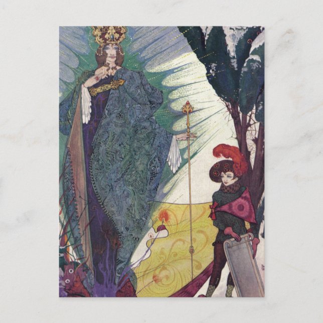 Die Schneekönigin 1 Postkarte (Vorderseite)