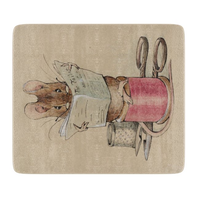 Die Schneidermäuse (von Beatrix Potter) Schneidebrett (Vorderseite)