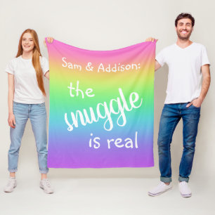 Die Schnürsenkel ist eine echte Personalisierte Re Fleecedecke