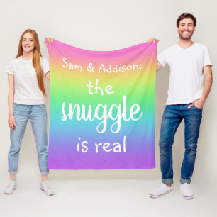 Die Schnürsenkel ist eine echte Personalisierte Re Fleecedecke