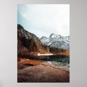 DIE SCHÖNE ALMSEE IN OBERÖSTERREICH POSTER