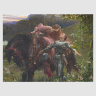 Die schöne Dame ohne Gnade von Frank Dicksee Seidenpapier