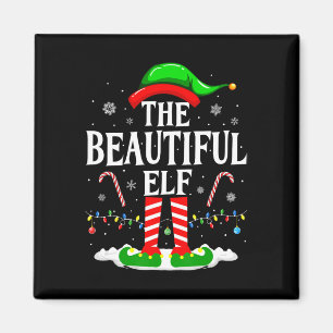 Die schöne Elf Funny Xmas Matching Family Chris Magnet