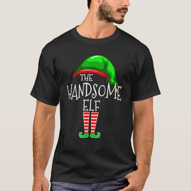 Die schöne Elf Matching Family Group Weihnachten H T-Shirt (Vorderseite)