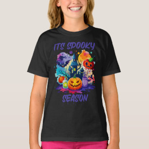 Die schöne Jahreszeit, Halloween-Kindermädchen T-Shirt