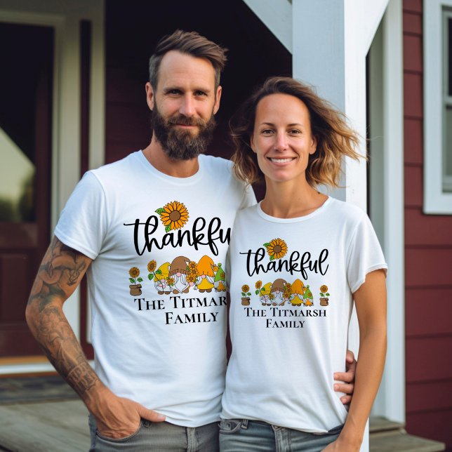 Die schöne kleine Sonnenblumenfamilie T-Shirt (Thanksgiving T-Shirt)