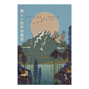 Die schöne Landschaft Poster