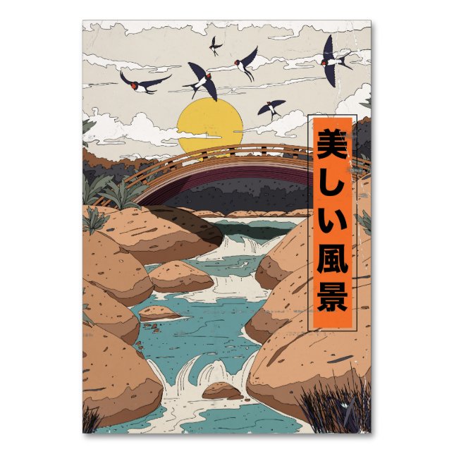 Die schöne Landschaft Tischnummer (Vorderseite)