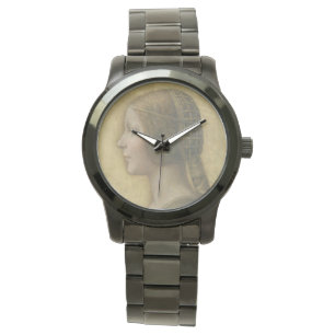 Die schöne Prinzessin (von Leonardo da Vinci) Armbanduhr