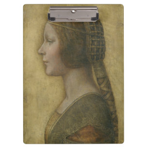 Die schöne Prinzessin (von Leonardo da Vinci) Klemmbrett