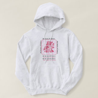 die Schönheit der Blume Hoodie