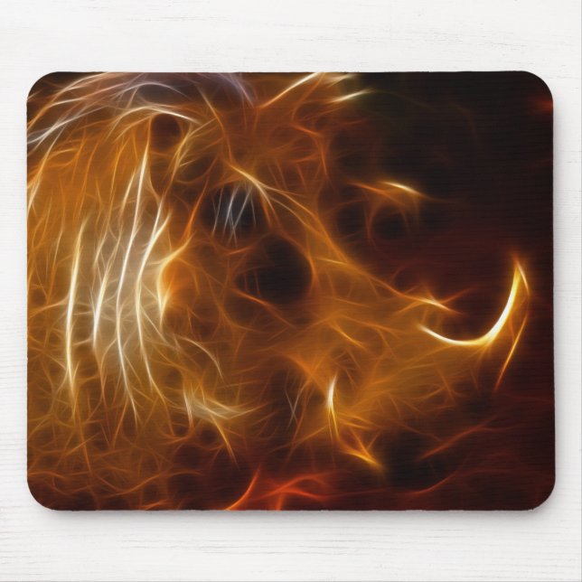 Die Schönheit der Boars Mousepad (Vorne)