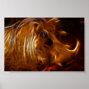 Die Schönheit der Boars Poster