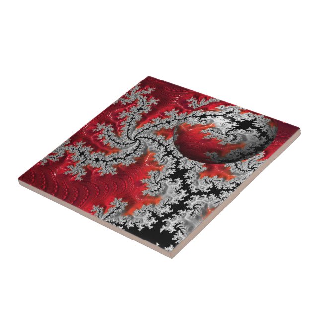 Die Schönheit der Keramik Mandelbrots Fliese (Seite)