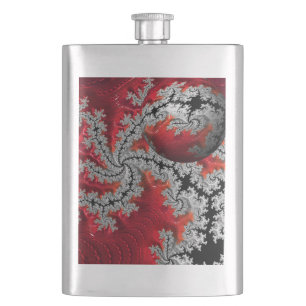 Die Schönheit der klassischen Mandelbrots-Flasche Flachmann